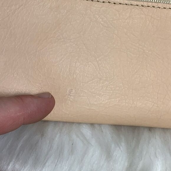Dudu Pale Peach Leather Wallet - Picture 7 of 7